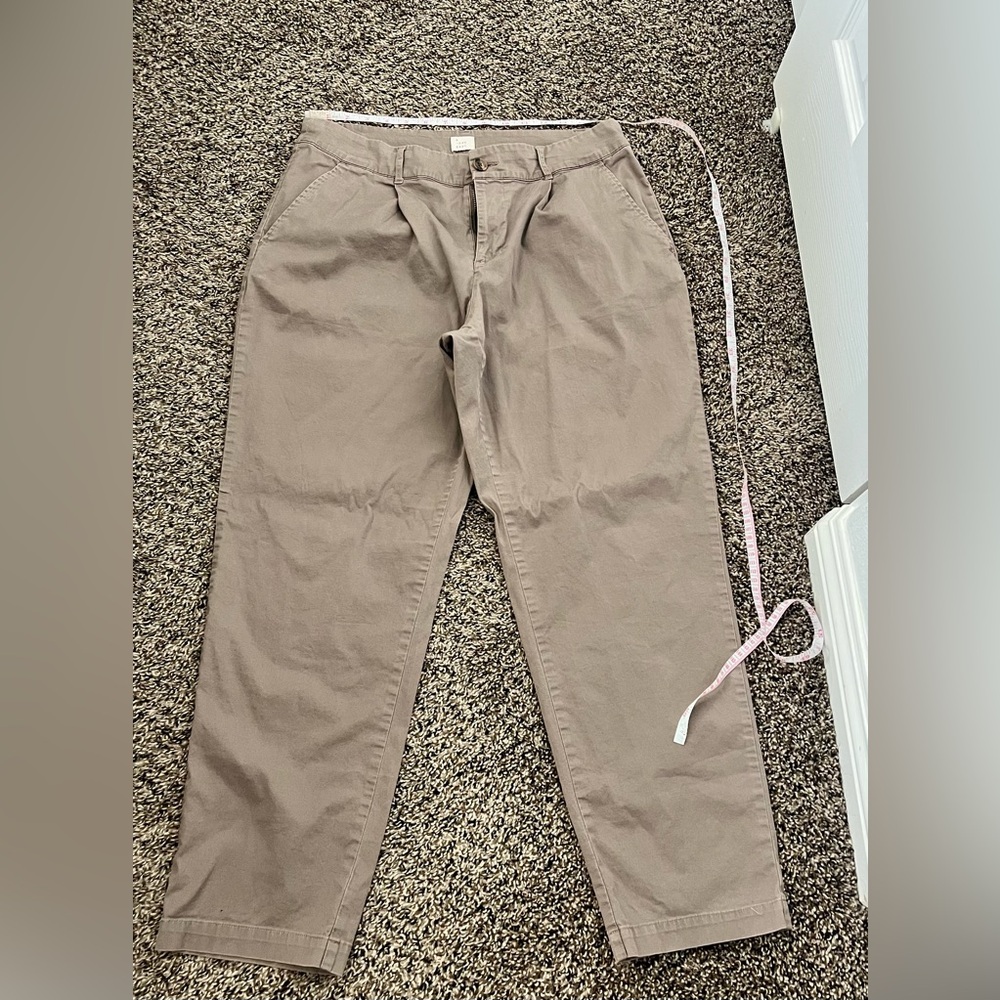 A New Day Tan Straight Leg Pants | Women’s Size 14